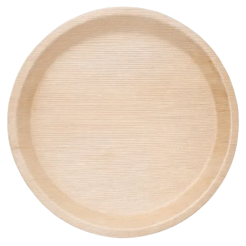 Round Areca Plate